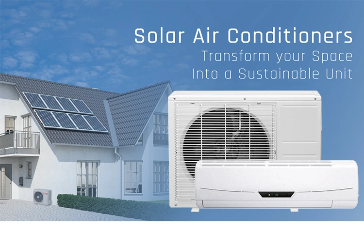 Solar AC DC Hybrid Air Conditioner Solar Window Air Conditioner Solar Thermal Air Conditioner 12000BTU