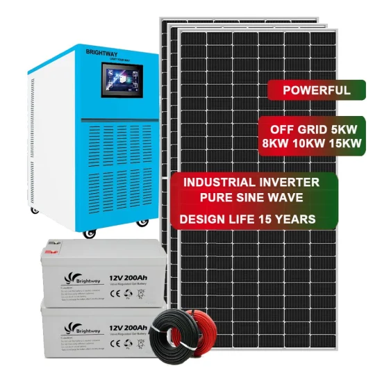 Solar Power System 5kw48V 8kw96V 10kw96V 15kw 192V20kw 30kw for Home Use Solar Panel Lithium Battery Gel Battery 10 Years Warranty