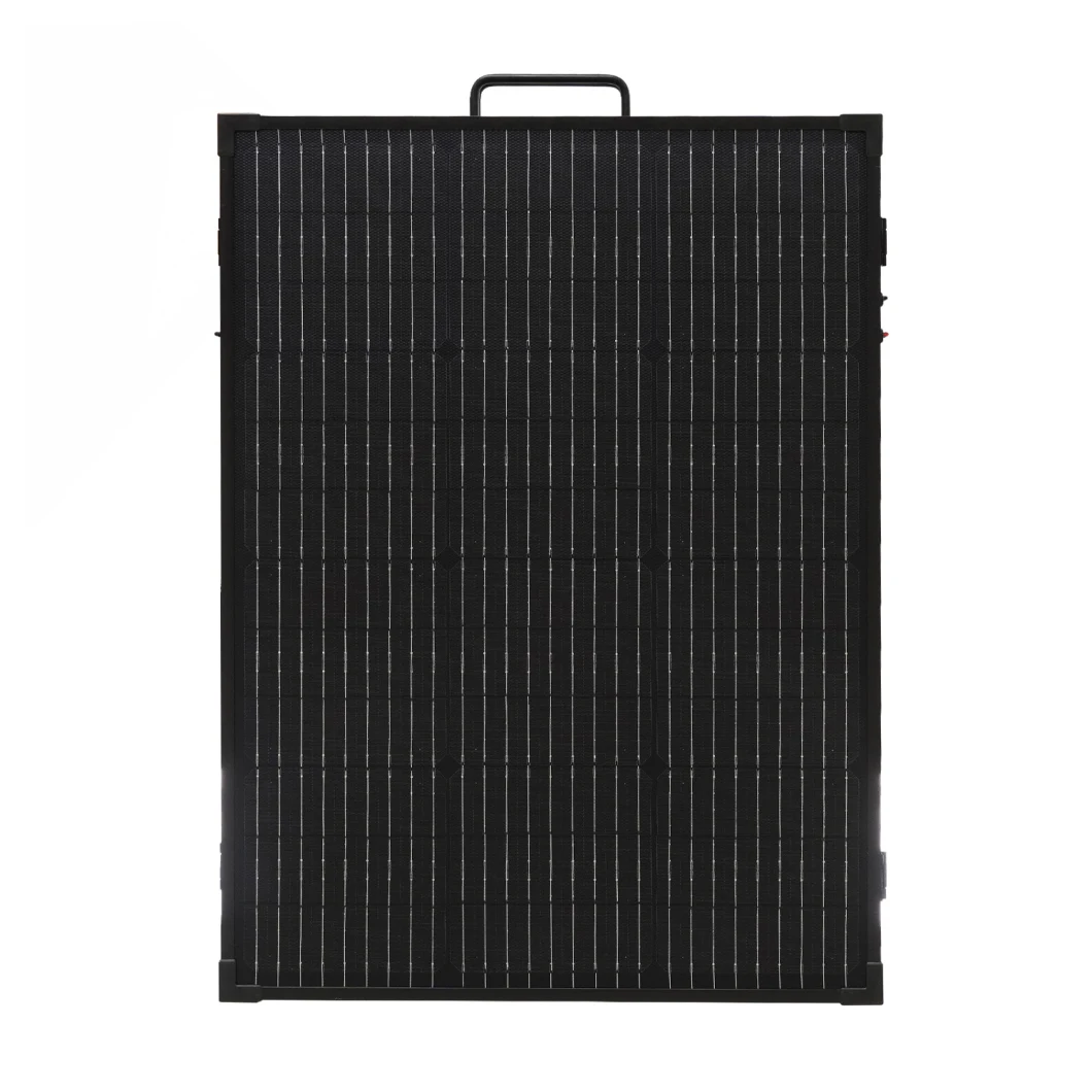 Topray Solar 200-Watt Solar Panel, Folding Solar-Panel Charger with Kickstand, Portable Solar-Panel Power for Camping and Tailgating, Emergency Solar Charger