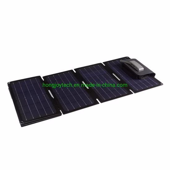 Camping 80W 5V/12V/18V ETFE Portable Solar Panel Module Foldable Solar Panel with USB Type-C Charger