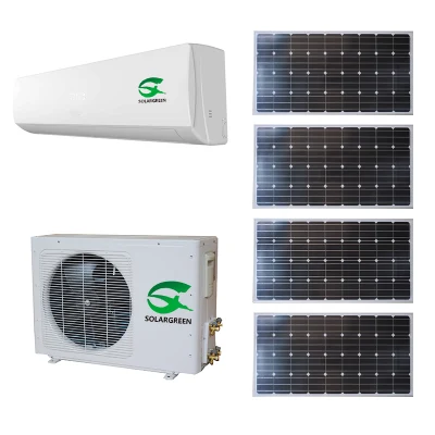 DC48V 100% Pure Solar Powered off Grid Rechargeable Solar Air Conditioner